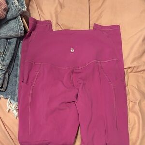 lululemon athletica Pink Leggings
